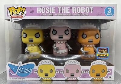 Funko Pop Rosie The Robot 3 Pack SDCC 2017 Pop Up Exclusive The Jetsons LE 2000