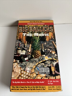 【中古】 Big Ballers Va－rap Big Ballers The Movie VHS 1998 RARE HTF - The Source Hip Hop 90's
