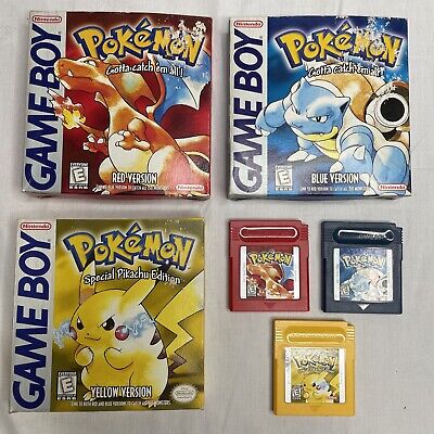 Pokemon Red Version Nintendo GameBoy Game Authentic