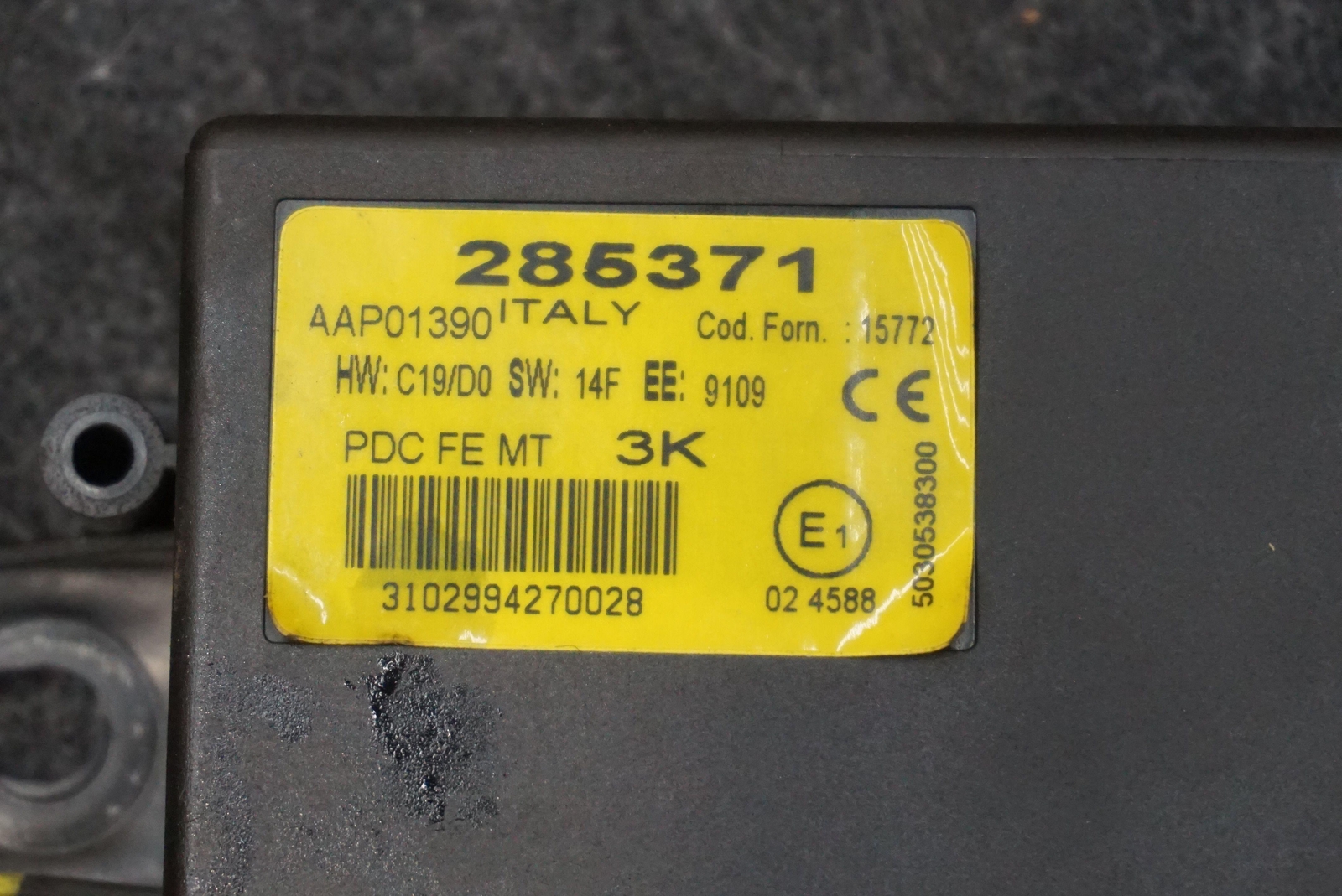 Park Assist PDC Control Module Unit OEM 285371 Maserati Granturismo M145 2008-19