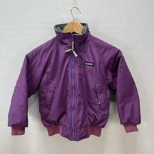 Vintage Campmor Kids Youth Jacket Size S Purple Grey Full Zip