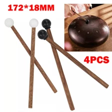 4PC Steel Tongue Drum Mallet Sticks 17.2cm Drumstick Percussion Instrument Part