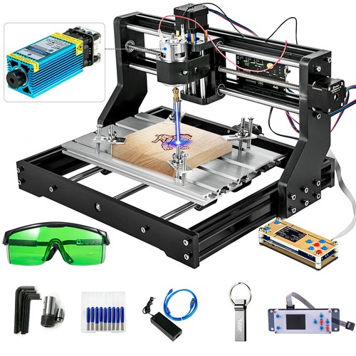 VEVOR 3018 Pro 3 in 1 CNC Router 500mw 
