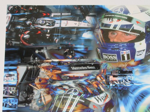 VTG MID-1990s ILMOR RACING ENGINES ADVERTISING POSTER! 16x11" MERCEDES FORMULA 1 - Picture 2 of 12