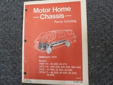 1973-1974 Dodge RM350 Motor Home Chassis Parts Catalog Manual