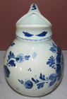 Vintage 1954 Blue Floral Delft Hand Painted Minature Pitcher Creamer Holland 5" — photo 4
