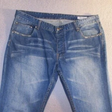 Rock by UK Jeans 40W Mens Bootcut 100% Cotton Button Fly Measures 40x34