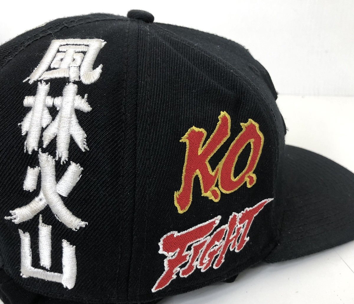 Street Fighter V Snapback Hat K.0 Ryu Embroidered Black * | eBay