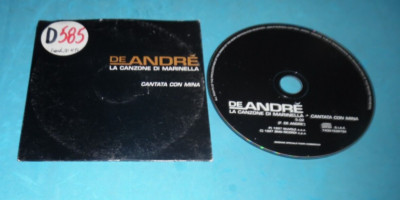 DE ANDRE' LA CANZONE DI MARINELLA cantata con MINA CD SINGOLO PROMO NUMERATO
