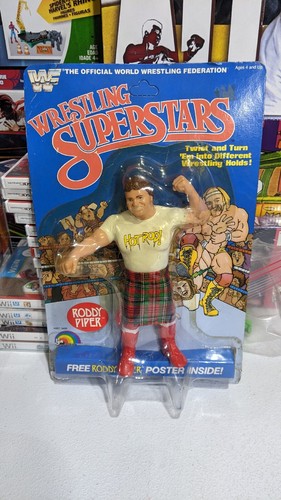 WWF LJN Wrestling Superstars Rowdy Roddy Piper fig...
