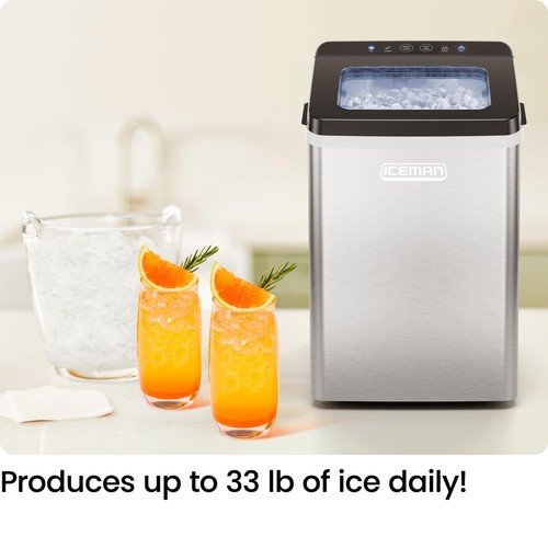 Iceman Kiesel Eismaschine, Arbeitsplatte Nugget Eismaschine produziert Kauartikel - Bild 9 von 9