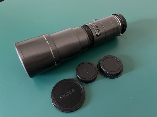 Sigma 400mm f5.6 AF Tele Multi-Coated Minolta/Sony AF + Canon EF Adapter