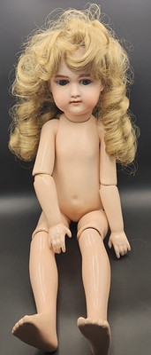 Armand Marseille Floradora 18'' Bisque Socket Head Doll & Composition Byron Mold
