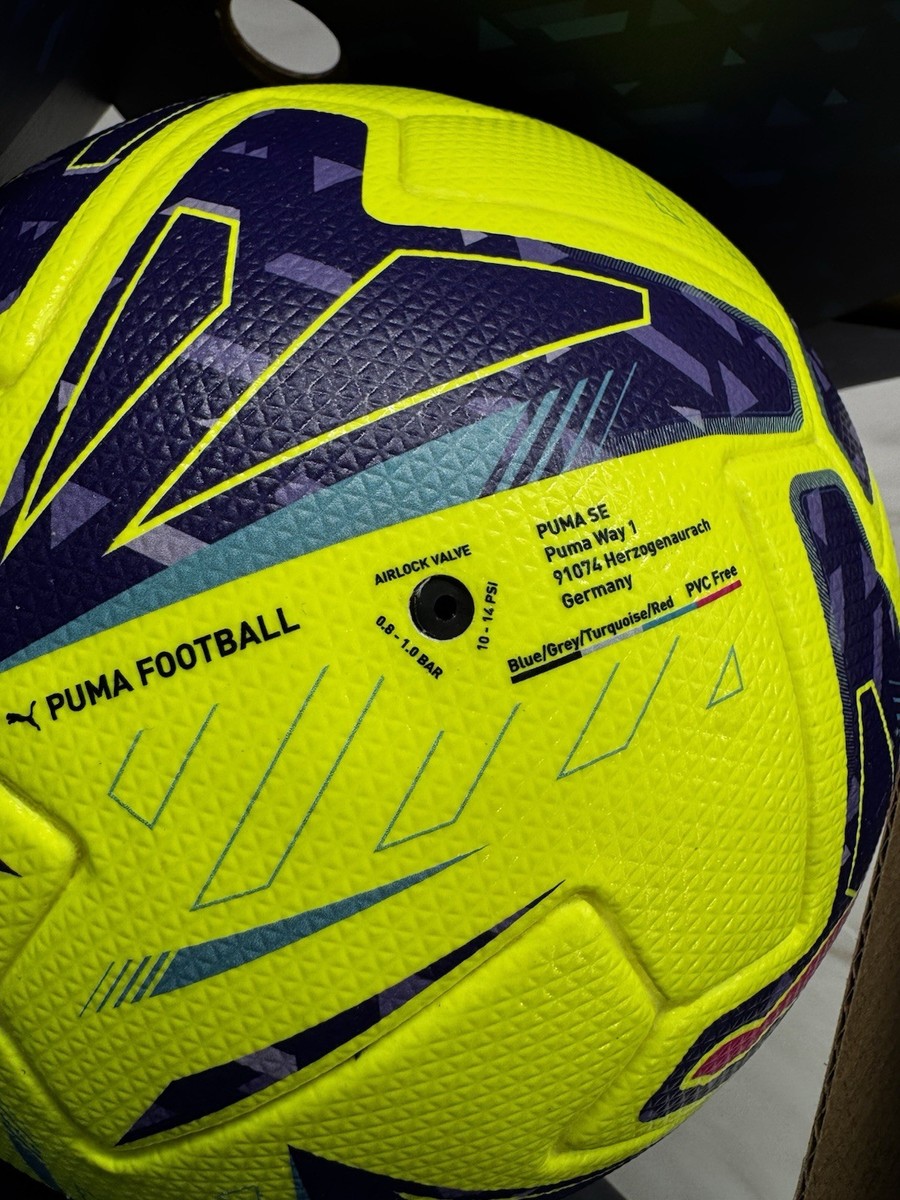 Puma Orbita Serie A FIFA Quality Pro Ball Lemon Tonic Neon Size 5
