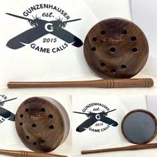 Slate Turkey Call - Turkey Call - Pot Call - Black Walnut Pot - Oil Finish