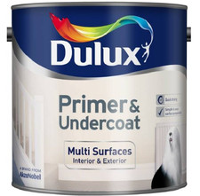Image of Dulux Multi Surfaces Primer & Undercoat Quick Dry 250ml / 750ml / 2.5 Litres