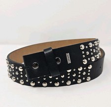 Ariat Black Leather Studded Belt 30/75 0105001