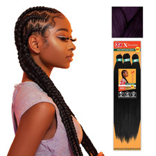 X-Pression Prestretched Braiding Hair - 3X Braid 58 Inch All Kanekalon Flame Ret