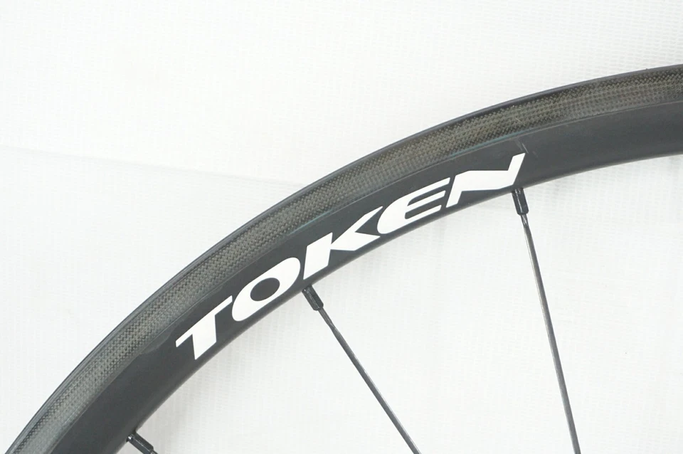 Juego de ruedas tubulares freno llanta carbono TOKEN T28 TU usado Foto 3 de 4