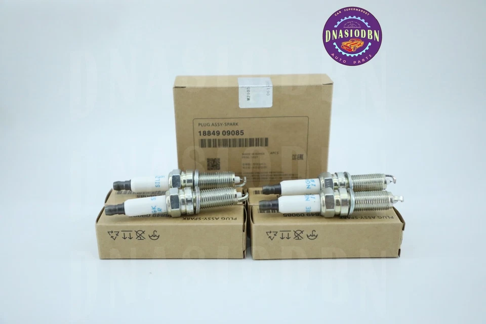 OEM1884909085 For 11-19 Santa Fe Sport Sonata 2.0L Turbo 2.4L Hybrid Spark Plugs - Image 4 of 4