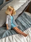 Vintage Mattel Barbie Fashion Doll Blonde Hair Blue Eyes 1970s Lot Outfits