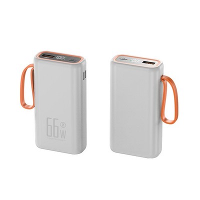 Power Bank 10000mAh 30W Charging Portable & LED For Outdoor Travel And Camping
