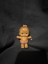 Vintage 1977 TOMY Wind Up 3  Walking Baby Doll Wind Up Works