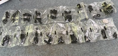PERLESMITH Universal TV Mounting Hardware Kit Fits All TVs M4 M5 M6 M8, Black 