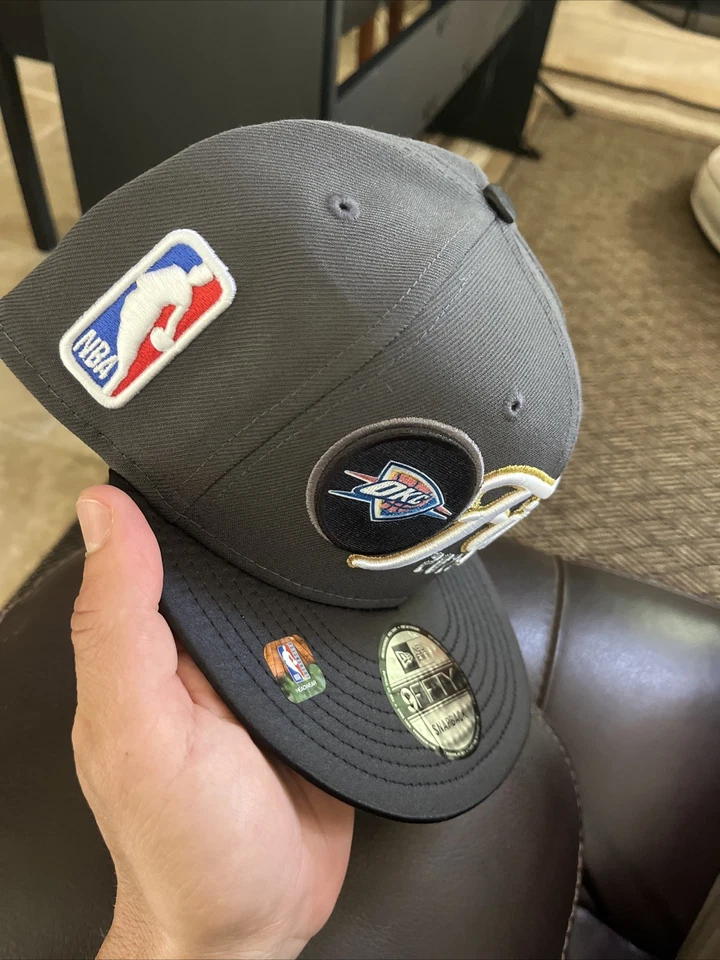 Oklahoma City Thunder New Era 2025 NBA Finals Locker Room 9FIFTY Snapback Hat - Image 3 of 4