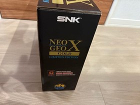 SNK NEO GEO X Gold Limited Edition Console &mdash; Brand New / Factory SEALED