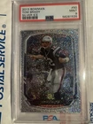 2013 BOWMAN #50 TOM BRADY SILVER ICE NEW ENGLAND PATRIOTS PSA 9