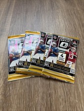 (4) 2023 Donruss Optic Football • 4-Card Retail Pack • Sealed - 4 Pack Lot