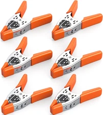 6-Piece 6" Inch Spring Clamp, Heavy Duty Spring Metal Spring Clamps, 2.5"-Inch J