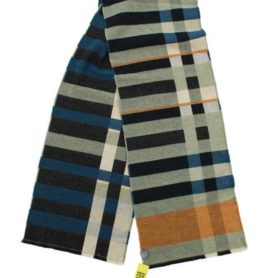 Wallace Sewell Herren Schal mehrfarbig gestreift 100% Wolle Scarf