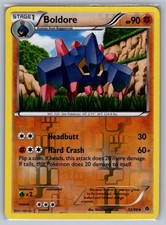 Boldore 52/98 Uncommon Emerging Powers Pokemon Reverse Holo Lightly Played