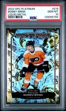 2022 O-Pee-Chee Platinum Bobby Brink RC (Liquid Metal) #219 PSA 10 #/349 (84)