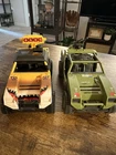 Vintage Gi Joe Tiger Force Sting Jeep 1988 Complete & 1982 Vamp ARAH Vehicles