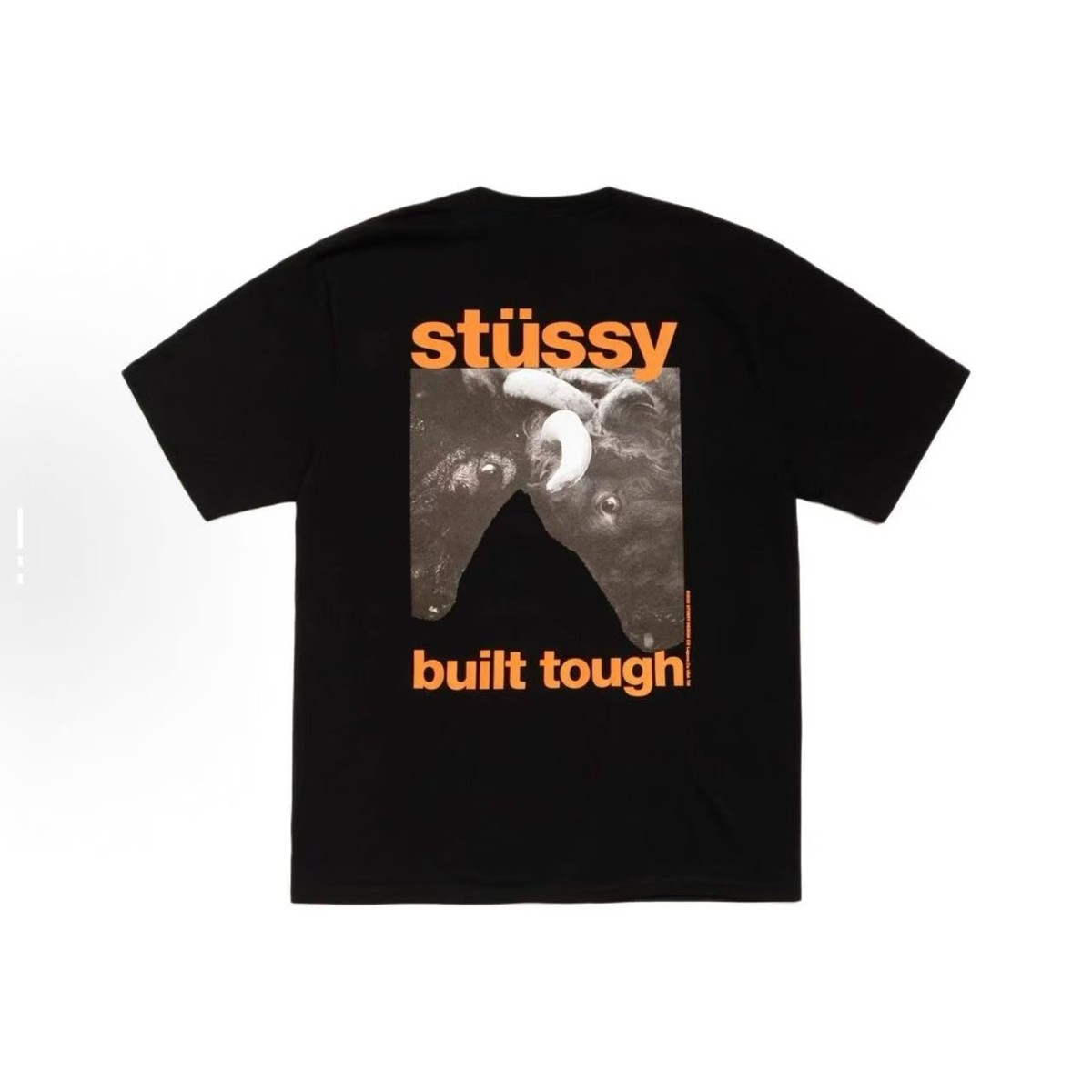 Stussy BUILT TOUGH オレンジベスト Stussy FW26 BUILT TOUGH TEE Summer t-shirt Black - White | eBay