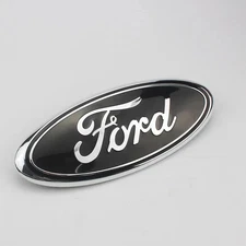2004-2016 Ford 9" INCH OVAL LOGO Emblem Grille Tailgate F150 F250 F350 BLACK