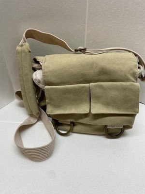 Canvas Camera Bag Crossbody Over the Shoulder