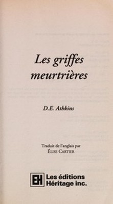 Les Griffes Meurtrieres D.E. Athkins