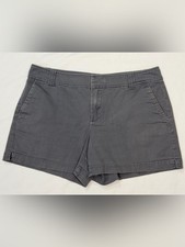 New York Co Gray Hampton Preppy Casual Beach Shorts Size 8
