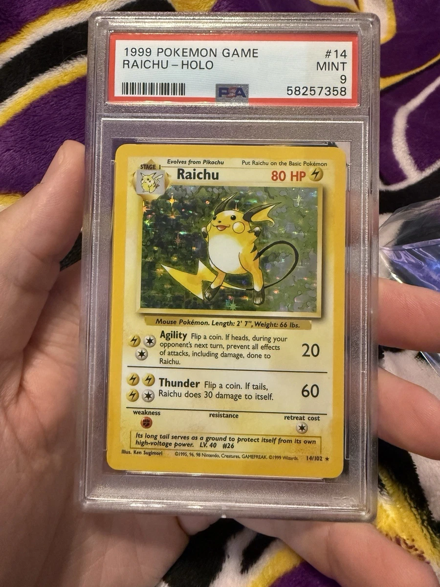 Raichu Pokémon TCG Professional Sports Authenticator (PSA
