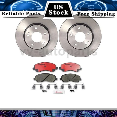 Brembo Front Disc Brake Pad Set Disc Brake Rotor 3PCS For Mitsubishi Eclipse - Image 1 of 4