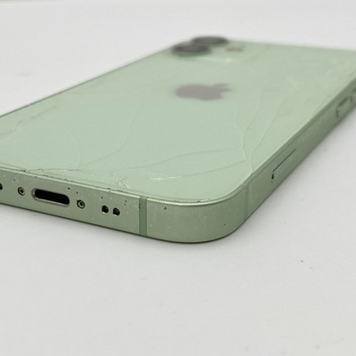 Apple iPhone 12 mini - 64GB - Green (Unlocked) - CRACKED BACK