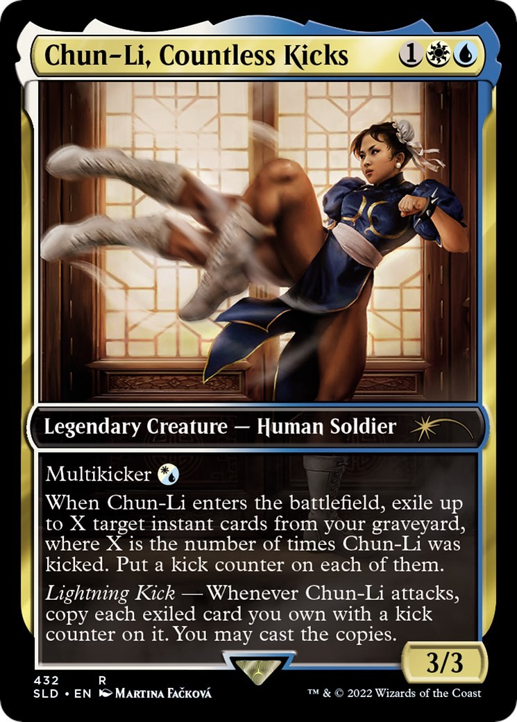 Chun-Li, Countless Kicks 432 LP Normal Secret Lair Drop Series MTG EN