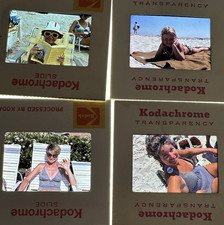 VTG 1970s Kodachrome Ektachrome 35mm Photo Slides Lot Family Beach Vacation 35 