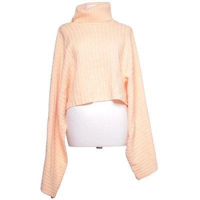Nasty Gal, Strickpullover, Größe: M, Beige, Acryl, Einfarbig, Rippenstrick #NPH