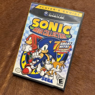 Sonic Mega Collection Player's Choice Nintendo GameCube 2002, Complete in Box