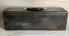 Vintage John Deere Tractor Tool Box W/ Tray